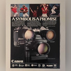 Canon Authentic 1982 Advertisement